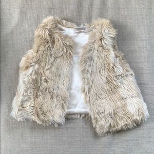 Faux Fur Vest for Baby!